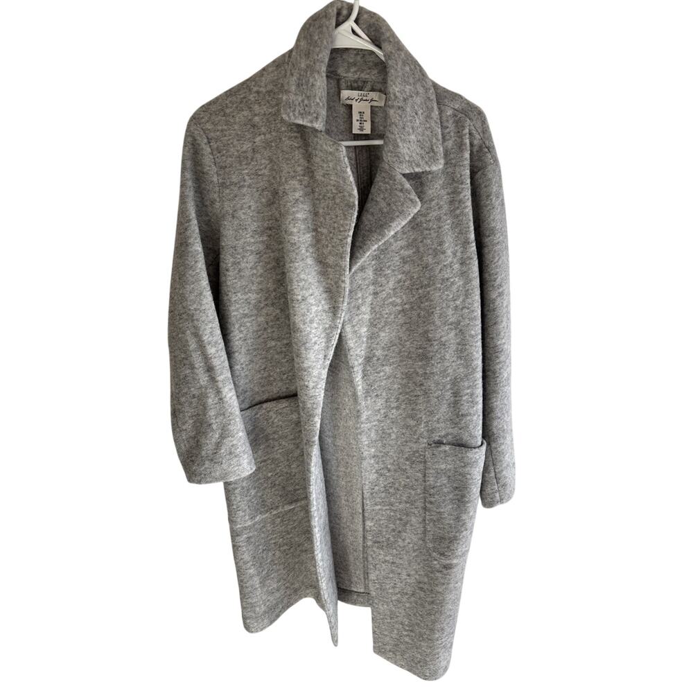 L.O.G.G. Sweater Coat Polyester Blend Us Size 6 In Gray